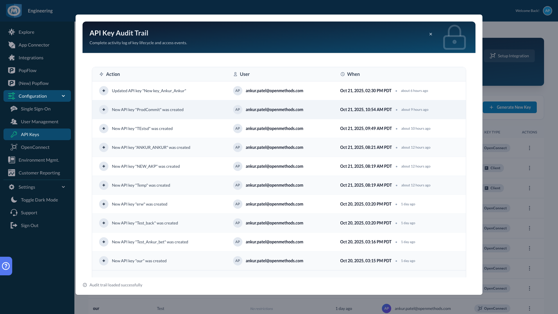 Audit Trail