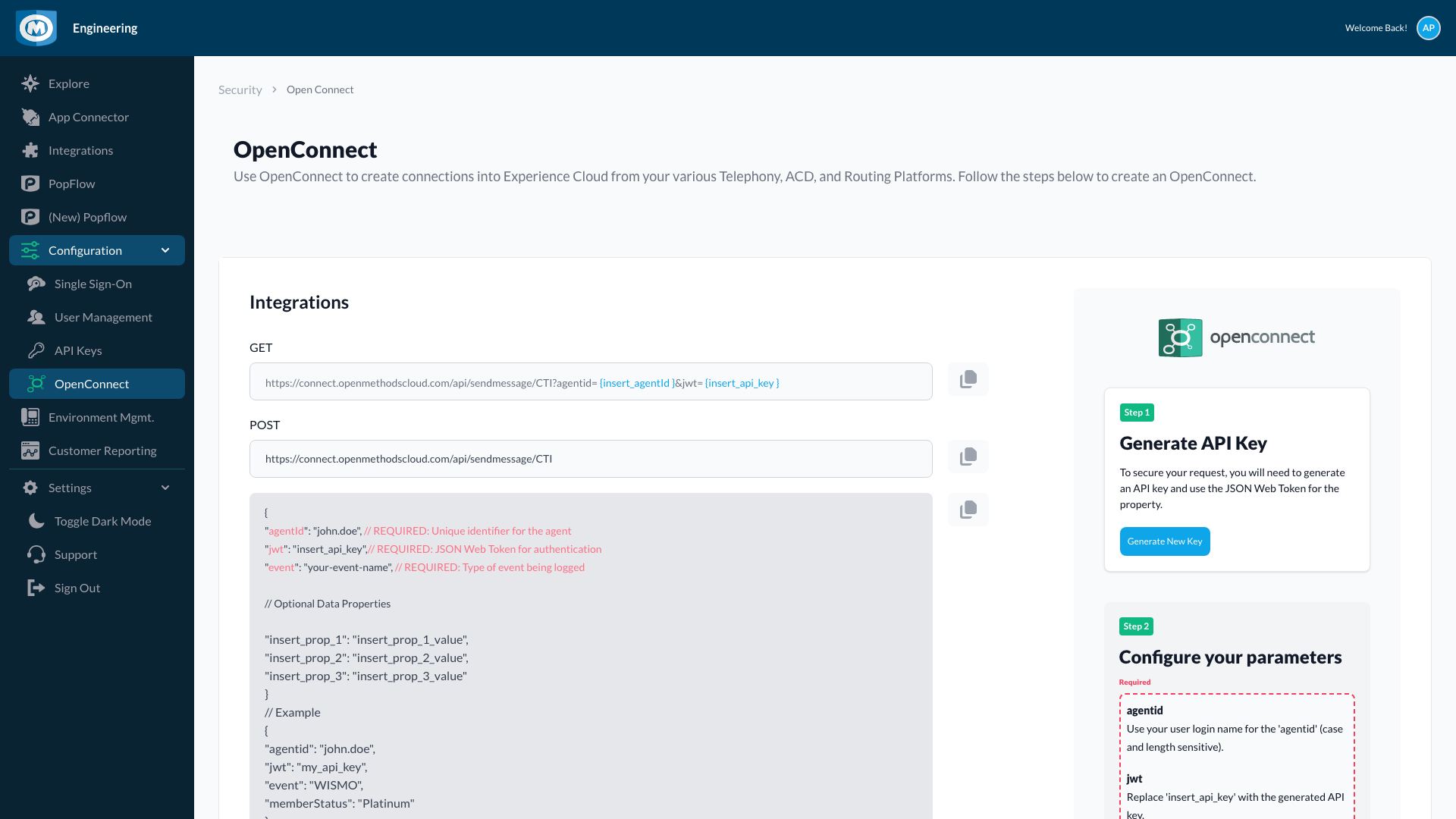 Setup Integration