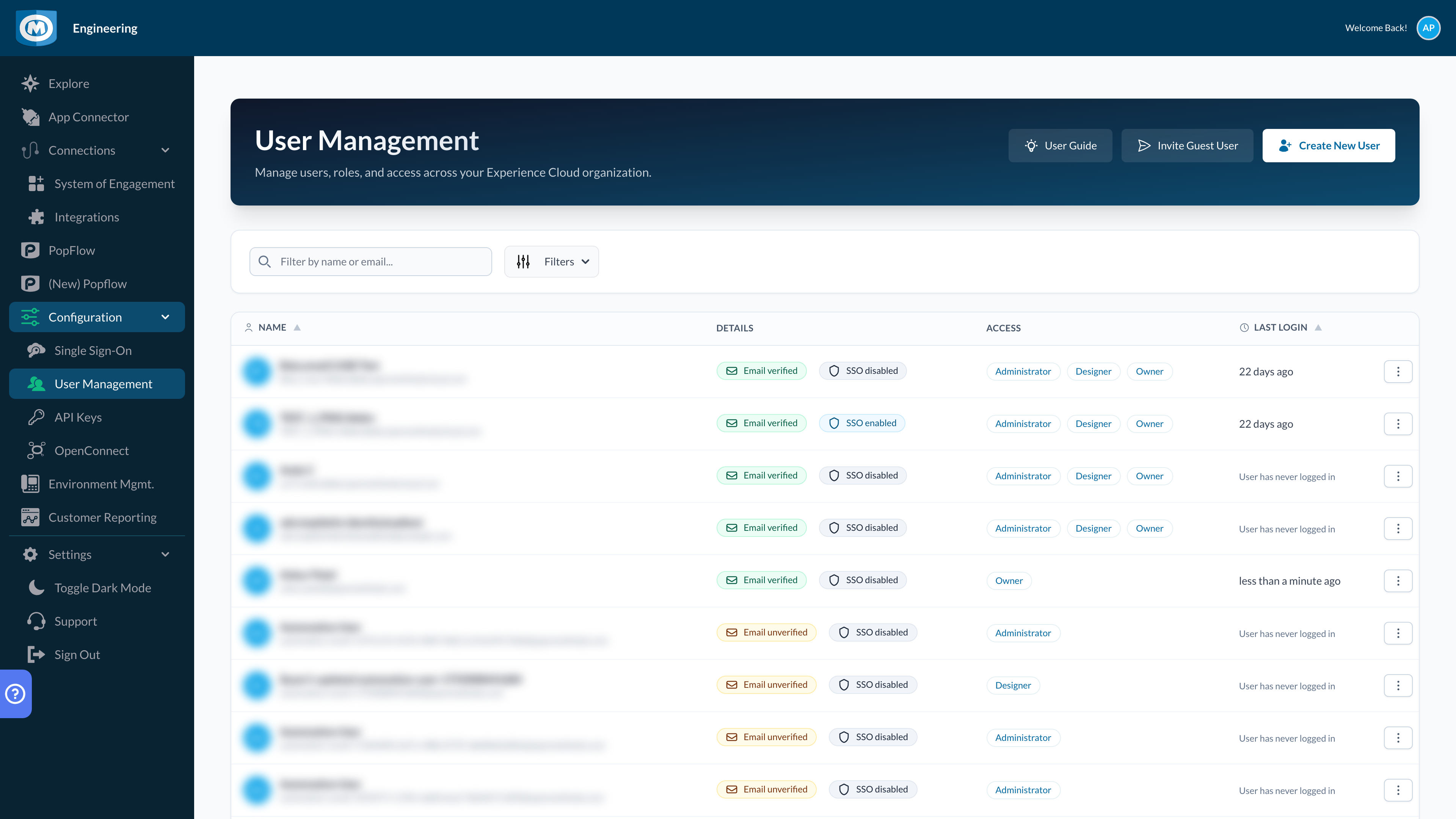 User Management V2 overview